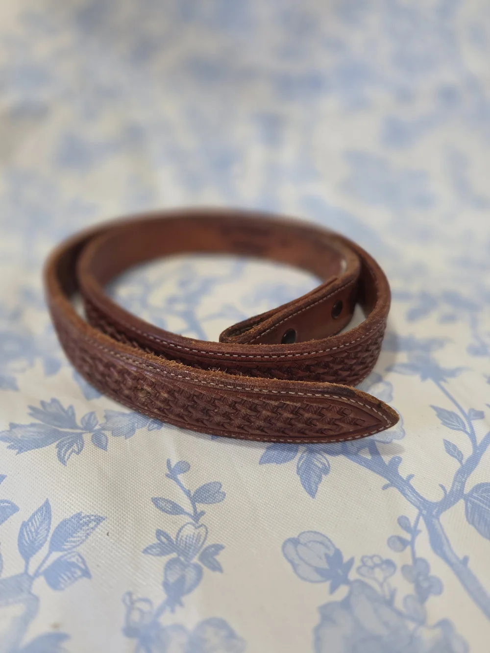 Vogt Basketwoven Leather Belt 30